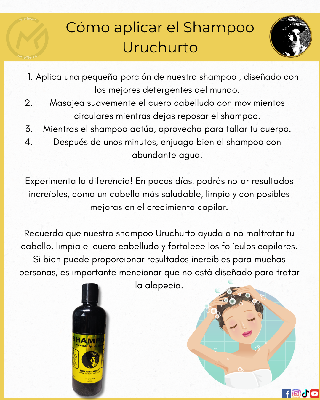 Shampoo Todo tipo de cabello Uruchurto