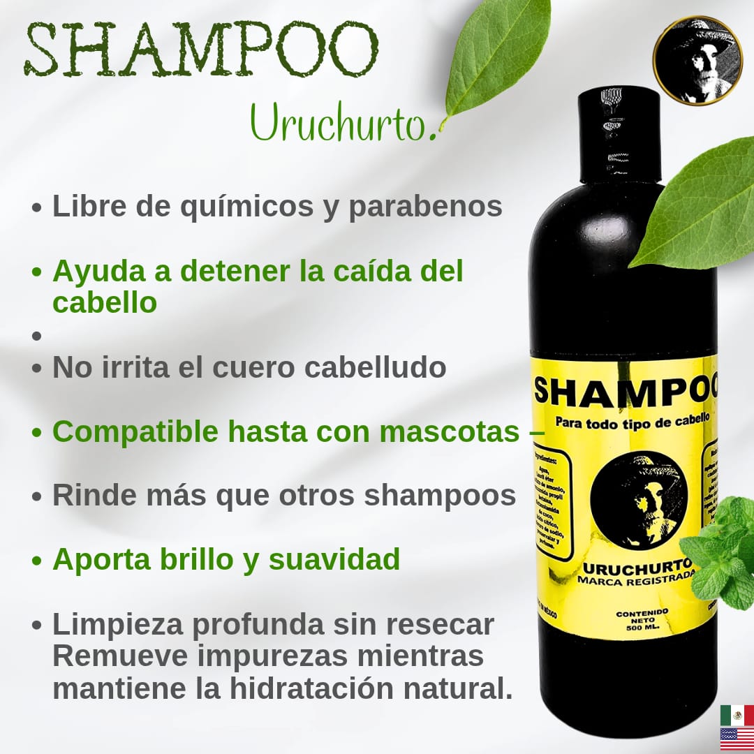 Shampoo Todo tipo de cabello Uruchurto