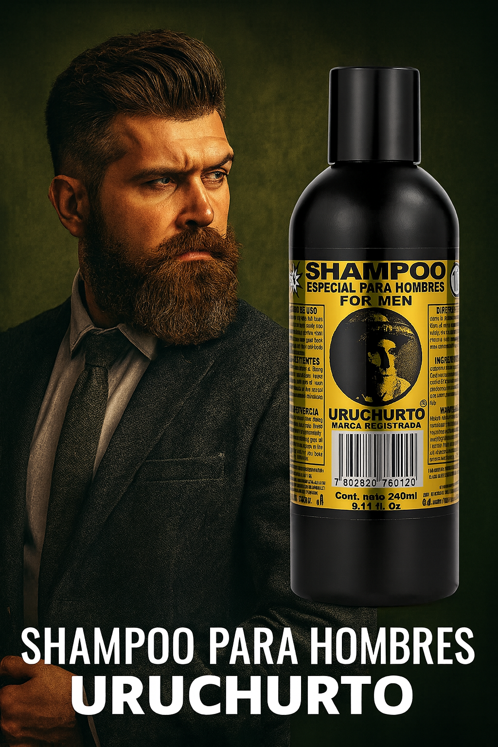 Shampoo para hombre Uruchurto