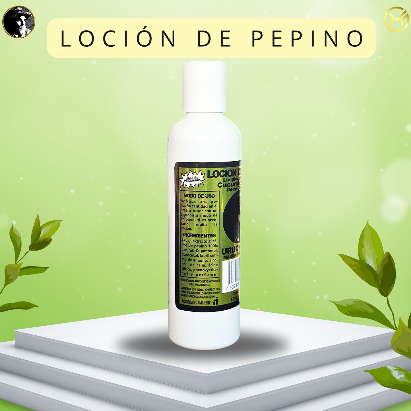 Loción de pepino