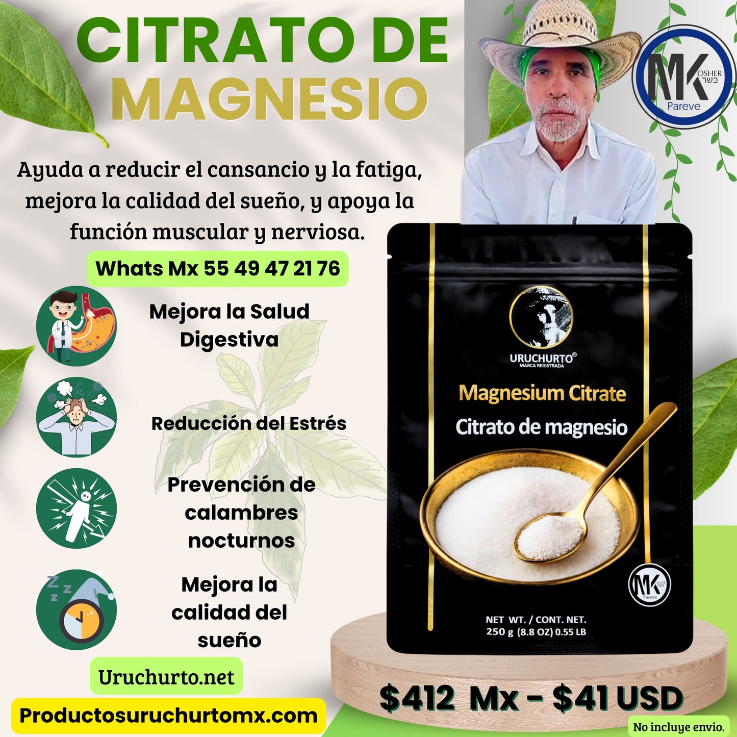 Citrato de Magnesio Uruchurto.