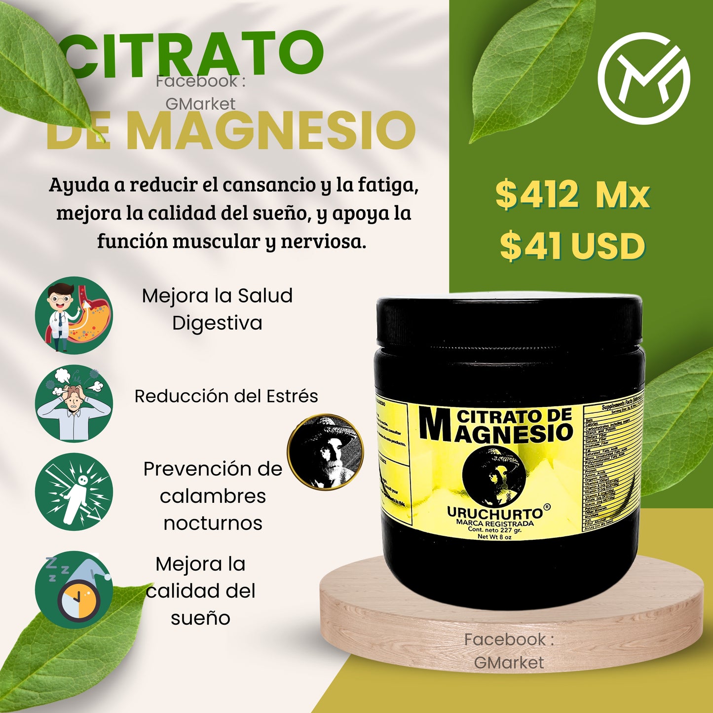 Citrato de Magnesio Uruchurto.